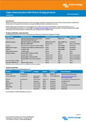 Datenkommunikation mit Produkten von Victron Energy