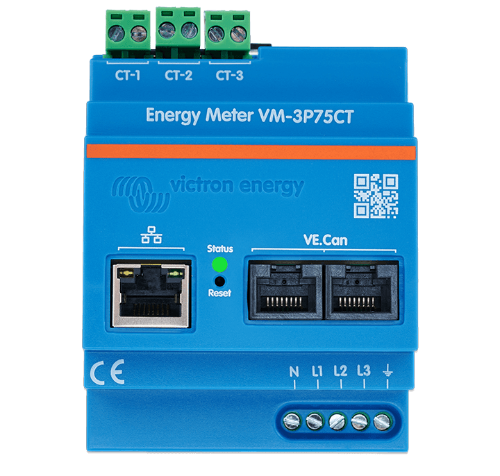 Energiezähler VM-3P75CT, VM-3P5A, ET112, ET340, EM24 Ethernet & EM540