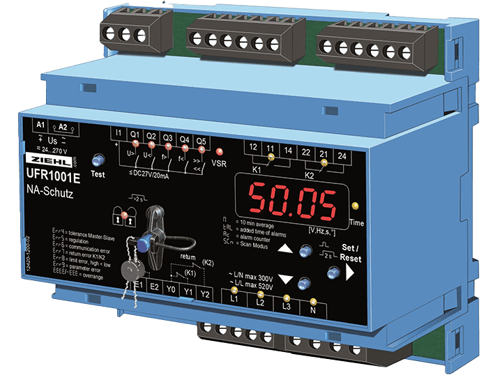 Ziehl Spannungs- und Frequenz-Relais UFR1001E