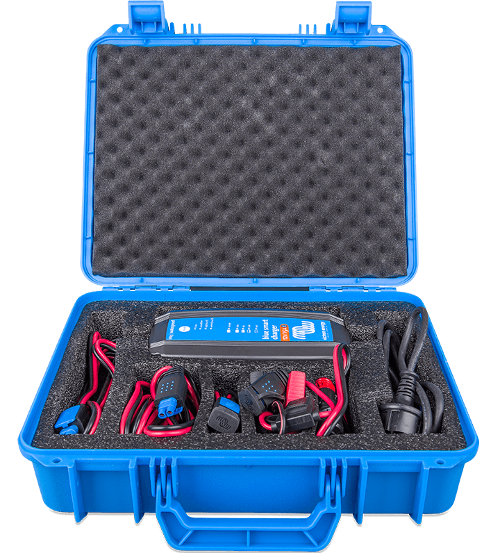 Transportbox für Blue Smart IP65 Ladegeräte und Zubehör.