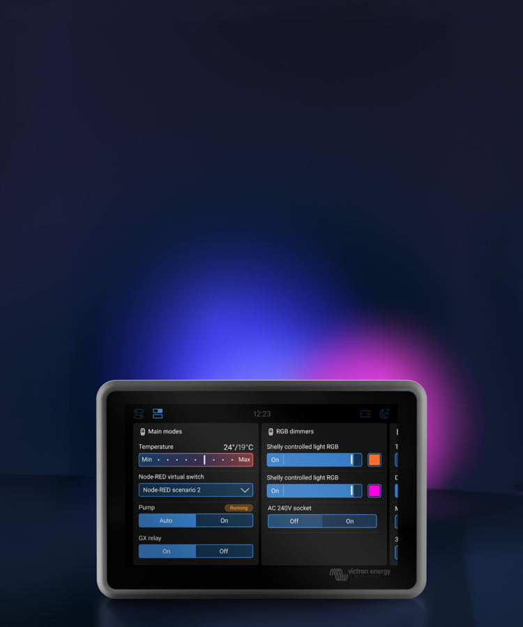 Venus OS  Schaltfeld