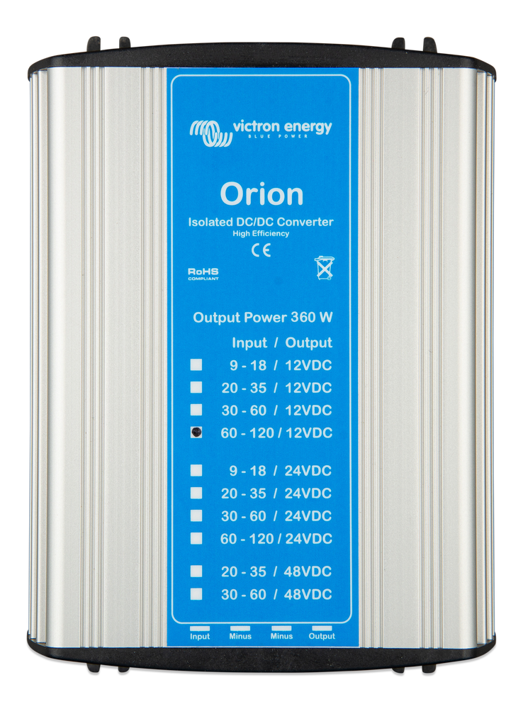 Orion DC-DC Konverter, isoliert, 360 W und Modelle für besondere Zwecke -  Victron Energy