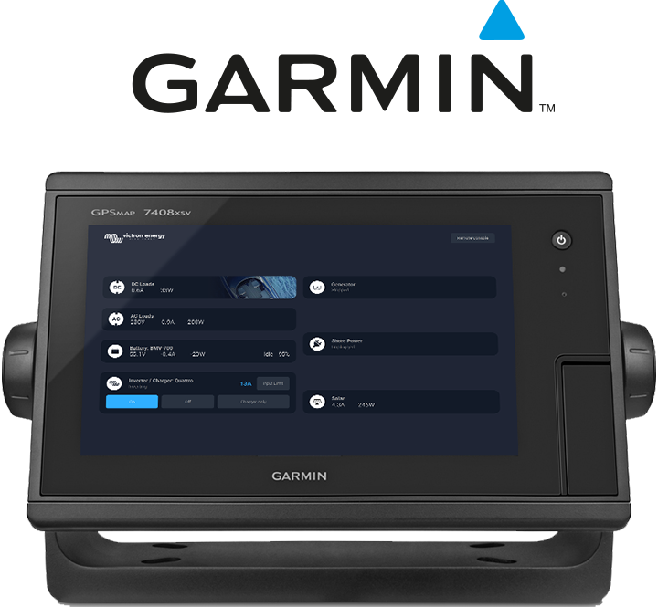 GX-Integration mit maritimen MFDs – Garmin