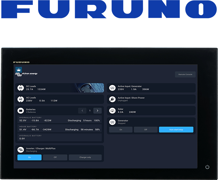 GX-Integration mit maritimen MFDs – Furuno